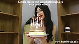 Happy birthday Hotkinkyjo with cake fisting & anal prolapse snapshot 4