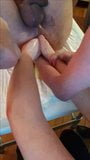 Arm, fist, double fist, triple fist with two girls snapshot 19