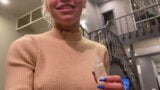 Skinny Ukrainian ballerina Lara Frost POV blowjob with Dirty Talk snapshot 1