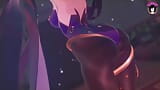 原神インパクト - モナ - セクシーダンスパンスト本+セックス騎乗位(3D HENTAI) snapshot 2