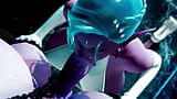 Dark Elf with massive Futa cock fucks Elf Slut snapshot 8