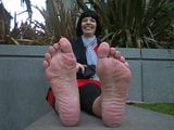 Stinky soles of a mature lady snapshot 10