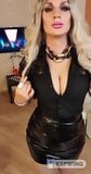 Big tits tranny in latex mini 2 snapshot 7