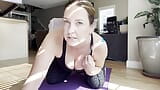 Freeuse yoga MILF fucked while teaching virtual class snapshot 1