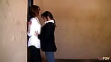 Passionate lesbian sex between two brunettes in a stable with clit eating and sixty niner snapshot 1