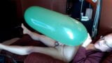 Balloonbanger 62) डैडी ब्लो और पॉप ब्लिंप बैलून और कम्स - b2p snapshot 9