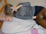 kigurumi touching herself on bed snapshot 10