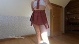 SCHOOLGIRL UNIFORM STRIPTEASE snapshot 7