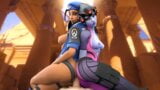 Ana Amari et Widowmaker se frottent les fesses snapshot 13