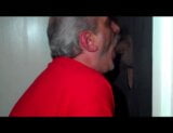 Daddy takes huge cock at glory hole snapshot 20