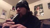 Sucking and deepthroating 3 dildos snapshot 3