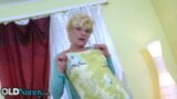 OLDNANNY – Solo Grandma Amanda Fingering Her Wet Pussy snapshot 2