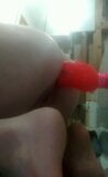 Clip from Playing with my double dildo snapshot 9