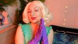 purple ASMR gloves VIDEO free fetish clip - blonde Arya and her amazing household latex gloves snapshot 4