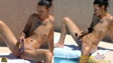 Chanel West - naakt plezier met papa pov zuigen en neuken creampie - zwembad solo masturbatie snapshot 5