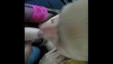 Big Nipps Get Cummed On In The Car snapshot 3