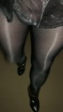 Shiny hose and boots see you soon xxx snapshot 5