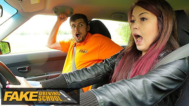 Free watch & Download Fake Driving School, Big cock Instructor fucking on the bonnet