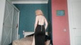 Домашняя презентация классного сексуального черного платья snapshot 3