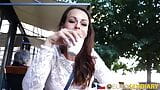 EuroSexDiary European Brunette Gets Big Cumshot All Over snapshot 6