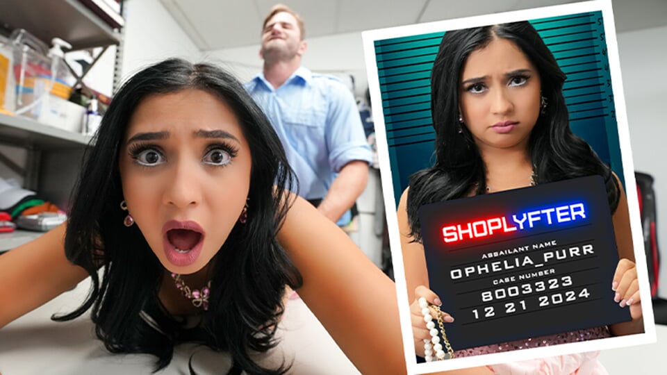 Shoplyfter ! Elle a volé une robe pour se sentir mieux, alors l’agent de sécurité l’a mise à poil