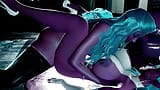 Dark Elf with massive Futa cock fucks Elf Slut snapshot 12