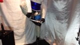 SHOW SISSY BITCH IN WHITE AND BLUE FUCKS HER PLAYING snapshot 13