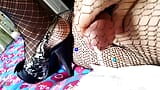 022V Fishnet Pantyhose and Highheels snapshot 10