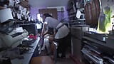 Two trannies fuck strange guy in sandwich at office snapshot 2