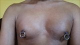 6 gauge nipple rings pecs muscle flex snapshot 8