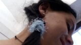 Італійську аматорську брюнетку трахає у ванній кімнаті її зведений брат snapshot 10