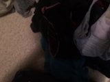 Searching neighbors dirty laundry for her panties snapshot 9