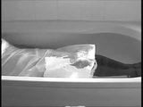 nightdress in the bath. ( black & white ) snapshot 4