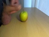 cum on food - apple snapshot 6