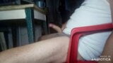 Sugar daddy masturbating on coffe table. snapshot 10