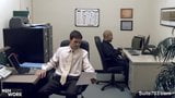 Sexy gay workers fucking in the office snapshot 1