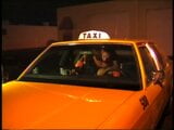 Hot stud fucks his girl's wet pussy  in parked yellow cab in lonely place snapshot 15