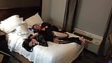 Goth Crossdresser fucked Doggystyle przez Dominatrix snapshot 10