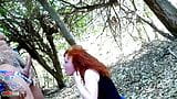 Rob Diesel meets fellow countryman Vicki Valkyrie and bangs her in the woods snapshot 9