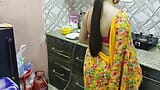 Blackmailing and fucking my ex gf who is now my bhabhi ki saree utar ke kitchen main uski mast Gand Marne ka socha snapshot 1