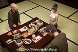 Socrates Hard sex at her majesty's banquet tasty asian fucked by two cocks green tails intense sex tasty sweet pussy gaping snapshot 4