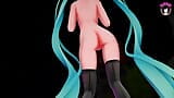 Miku - Hip Dance completamente desnuda y sexo en POV snapshot 2