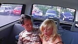 Massive titted German lady pleasing a cock in the back of the car snapshot 19