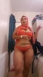 Chubby Arab Step Mom in Hijab 1 snapshot 1