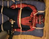 Slave as Spiderman gets a massage - II snapshot 14