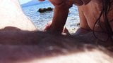 Obciąganie na publicznej plaży w Chorwacji snapshot 9