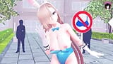 Asuna - Baile caliente en traje de conejito erótico snapshot 5