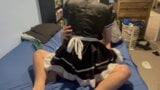 Femboy maid services a daddy with his bubble butt like a good boy (full vid on only fans thustin69) snapshot 16