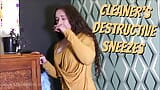 Cleaners Sneezing Destruction - video đầy đủ trên ClaudiaKink ManyVids! snapshot 1