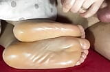 Cum on Oiled Soles snapshot 10